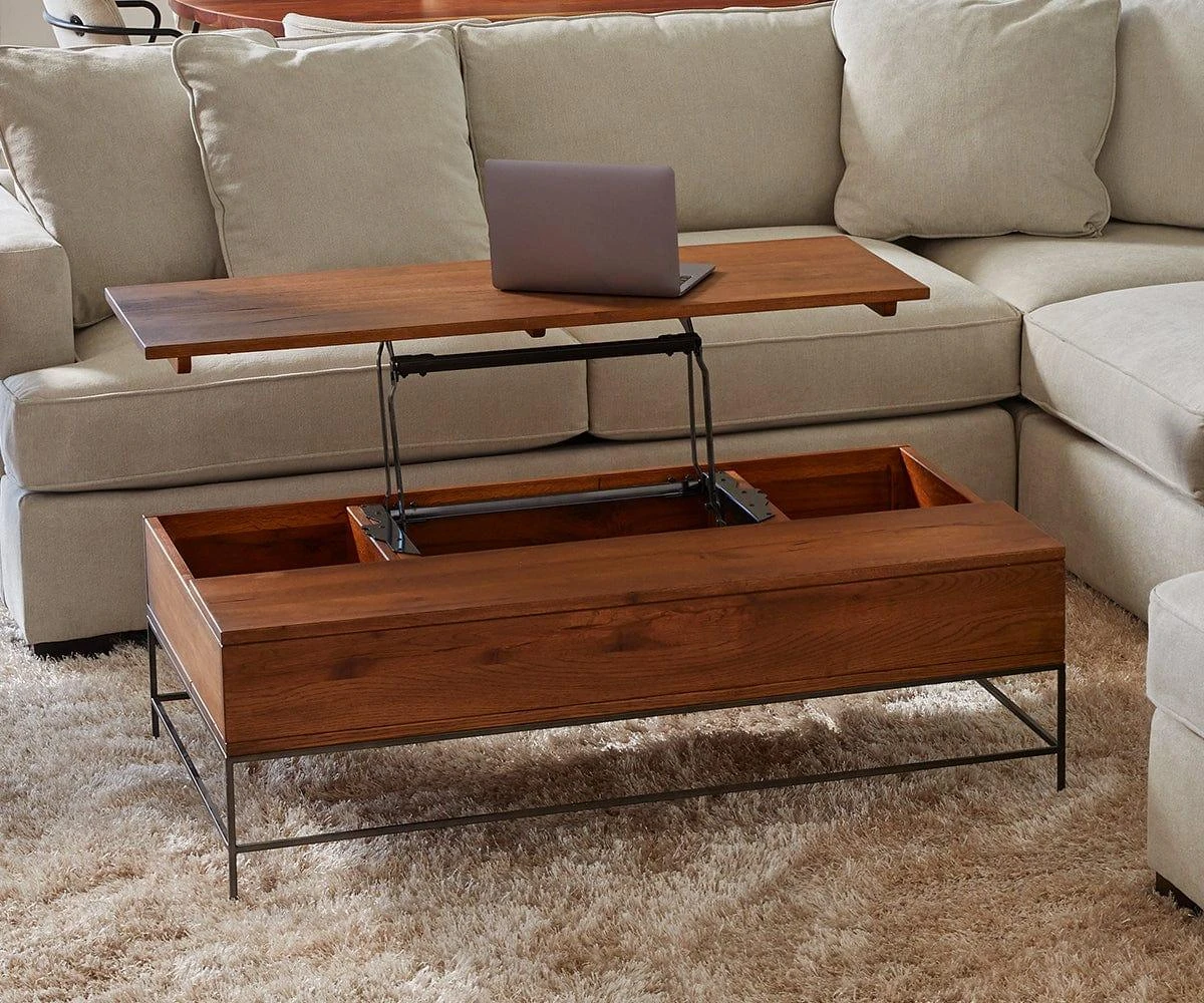 Leende Lift Top Storage Coffee Table 8 Leende Lift Top Storage Coffee Table - Image 6