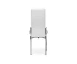 Lykke High Back Dining Chair -Quality Furniture Store C07 18C531 CH WH 02
