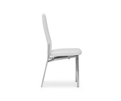 Lykke High Back Dining Chair -Quality Furniture Store C07 18C531 CH WH 05