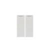 Gammel Low Bookcase Door Set 1 Gammel Low Bookcase Door Set -Quality Furniture Store C11 4803 WH 01