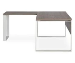 Gammel Return Desk 10 Gammel Return Desk -Quality Furniture Store C11 4808 GY 004