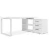 Gammel Desk With Reversible Return - White 2 Gammel Desk With Reversible Return - White -Quality Furniture Store C11 SR0768 WH1