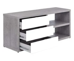 Sten 60" Desk With Storage Return 18 Sten 60" Desk With Storage Return -Quality Furniture Store C11 SSR9655 WH 006 CC