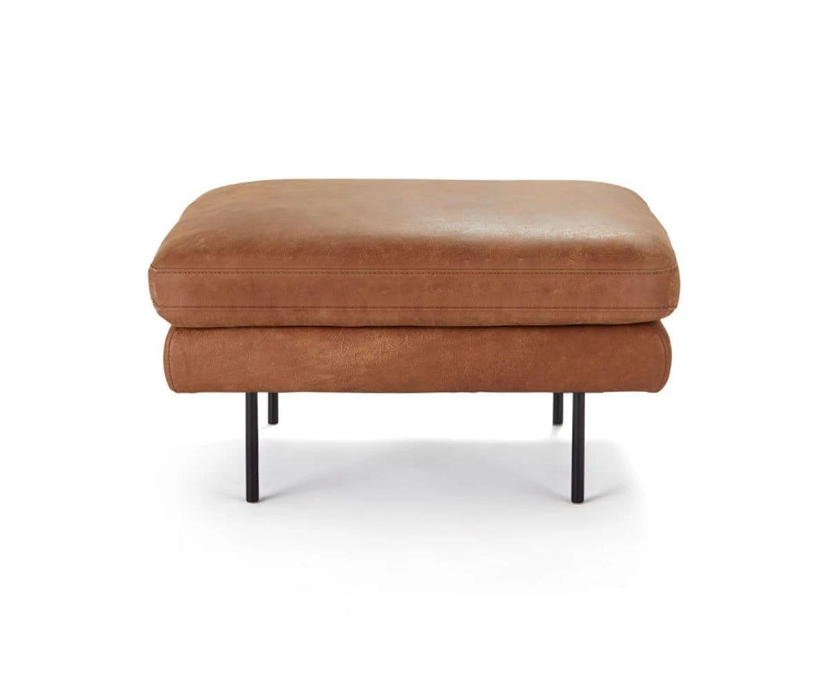Rehan Leather Ottoman 3 Rehan Leather Ottoman