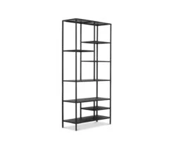 Heroy 36" Bookcase 23 Heroy 36" Bookcase -Quality Furniture Store D04 504 36BC BK 1