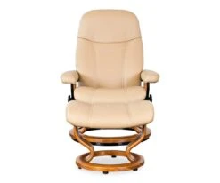 Stressless® Consul Recliner & Ottoman - Latte 10 Stressless® Consul Recliner & Ottoman - Latte -Quality Furniture Store E05 14 6103 003