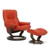 Stressless® Mayfair Recliner & Ottoman With Classic Base 2 Stressless® Mayfair Recliner & Ottoman With Classic Base -Quality Furniture Store E05 19 63061.1