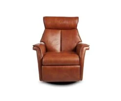 Korsvik Leather Power Recliner - Large, Saddle