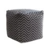 Moody Chevron Pouf 1 Moody Chevron Pouf -Quality Furniture Store M50 MM20145 P BK MoodyChevronPouf