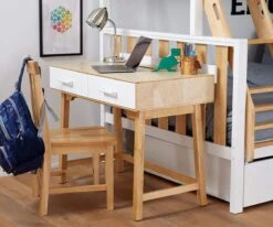 Rowan Desk 12 Rowan Desk -Quality Furniture Store M53 Rowan TwinOverFull Desk2 WEB