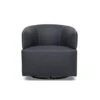 Nicasio Leather Swivel Chair
