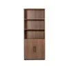 Inari High Bookcase + Door Set 1 Inari High Bookcase + Door Set -Quality Furniture Store P21 InariHighBookcase Door 01