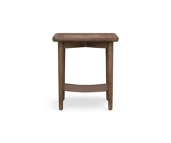 Haron End Table With Leather Shelf 8 Haron End Table With Leather Shelf -Quality Furniture Store P31 Haron end table 03
