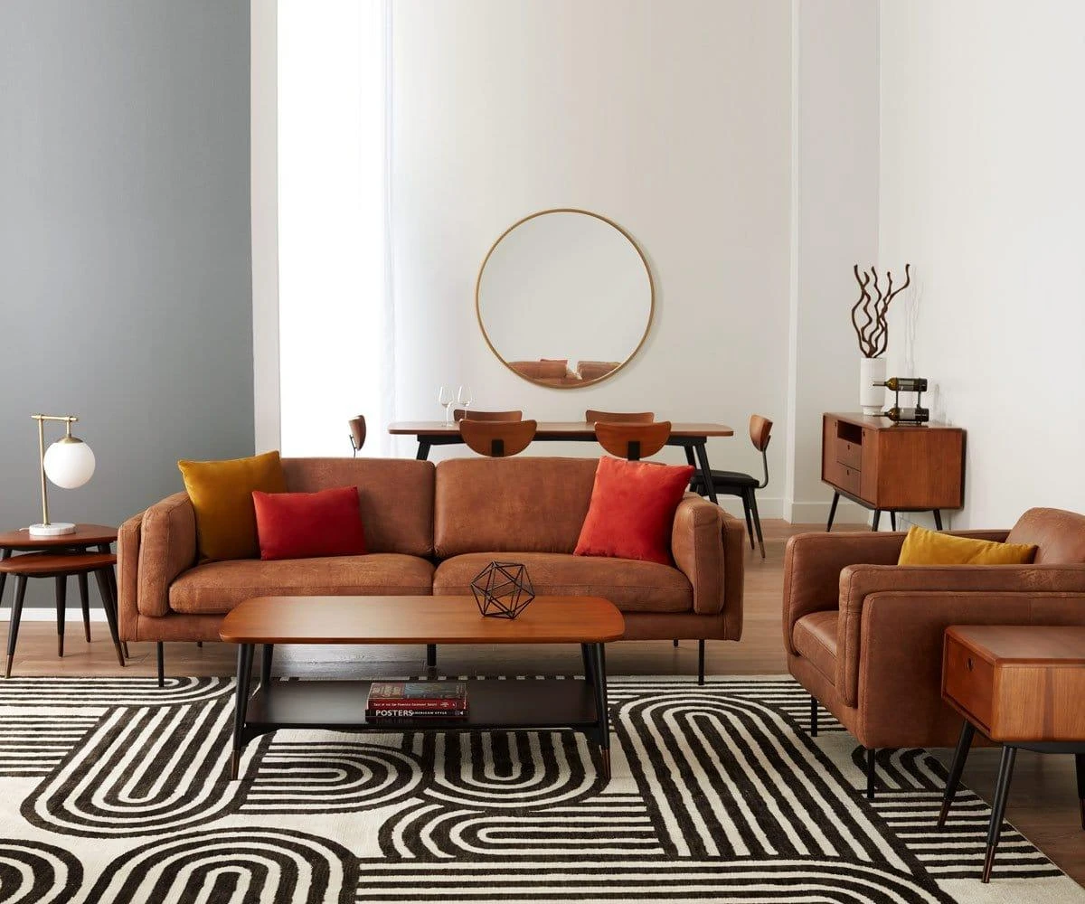 Rehan Leather Armchair 5 Rehan Leather Armchair - Image 3