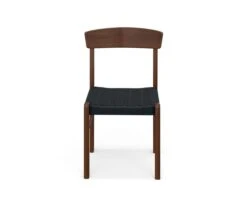 Raholt Rope Dining Chair - Walnut