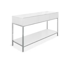 Lennox Console Table 15 Lennox Console Table -Quality Furniture Store S40 LENNOX CONSOLE WH 02