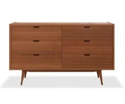 Bolig Double Dresser - Light Walnut Stain