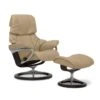 Stressless® Reno Recliner & Ottoman With Signature Base - Sand 2 Stressless® Reno Recliner & Ottoman With Signature Base - Sand -Quality Furniture Store ogEXRhGB0wK8bjwCvlnYLg16QQ9EnxY wf6y0avIhyc