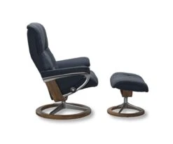Stressless® Mayfair Recliner & Ottoman With Signature Base 9 Stressless® Mayfair Recliner & Ottoman With Signature Base -Quality Furniture Store paloma oxfordblue 2 upd 8af11583 aa94 4c79 a3b5 374374e163be